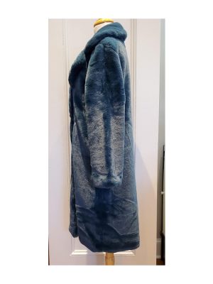 ESQUALO – Long faux fur coat